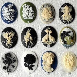 Cameo of Your Choice Flexible Silicone Mold, 40x30mm, For Polymer Clay, For Epoxy Resin, Food-Grade Silicone, Fondant, Pendant, DIY  M8/...