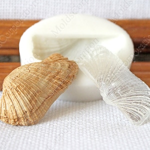 Real Seashell Silicone Mold, For Polymer Clay, For Epoxy Resin, Jewellry, Food Safe Molds, Soap, Fondant, Pendant Mold, DIY Jewelry МP13
