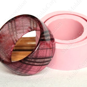 Bangle Silicone Mold, Resin Bracelet Mold, 63mm, Silicone Moulds, Epoxy Resin Jewellry Mold, Transparent Clear, Resin Bangle DIY Mold, MB26