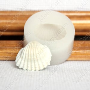 Real Seashell Sicone Mold, For Polymer Clay, For Epoxy Resin, Jewellry, Food Safe Molds, Cabochon mold,Soap, Fondant, Wax, Pendant Mold,М231