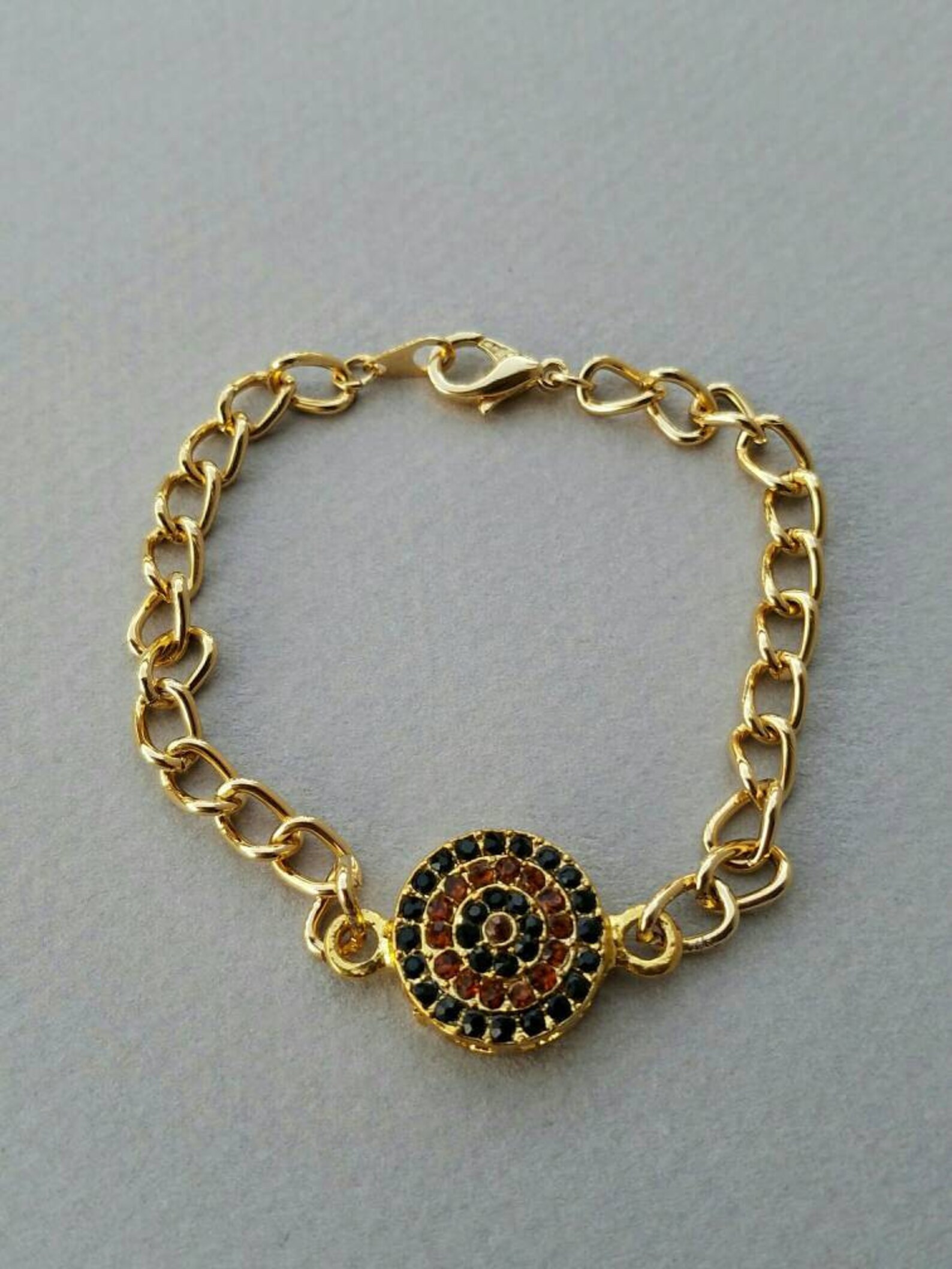 Gold Charm Bracelet Charm Gold Jewelry Gold Bracelet Gold Etsy