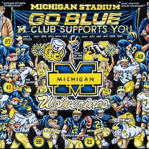 Michigan Wolverines College Tribute Print from Thomas Jordan Gallery