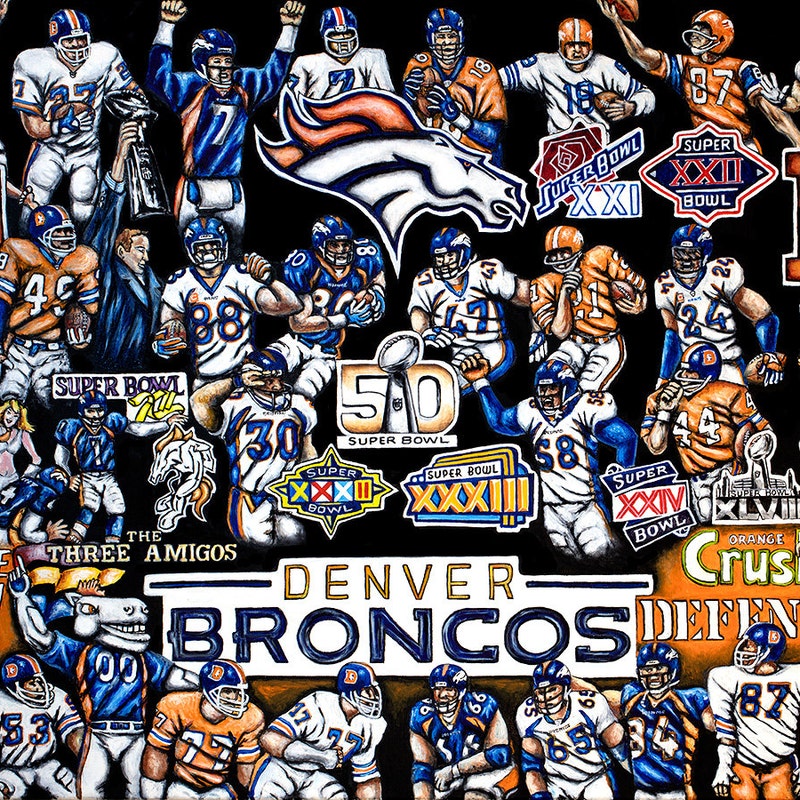 Denver Broncos Posters - Etsy