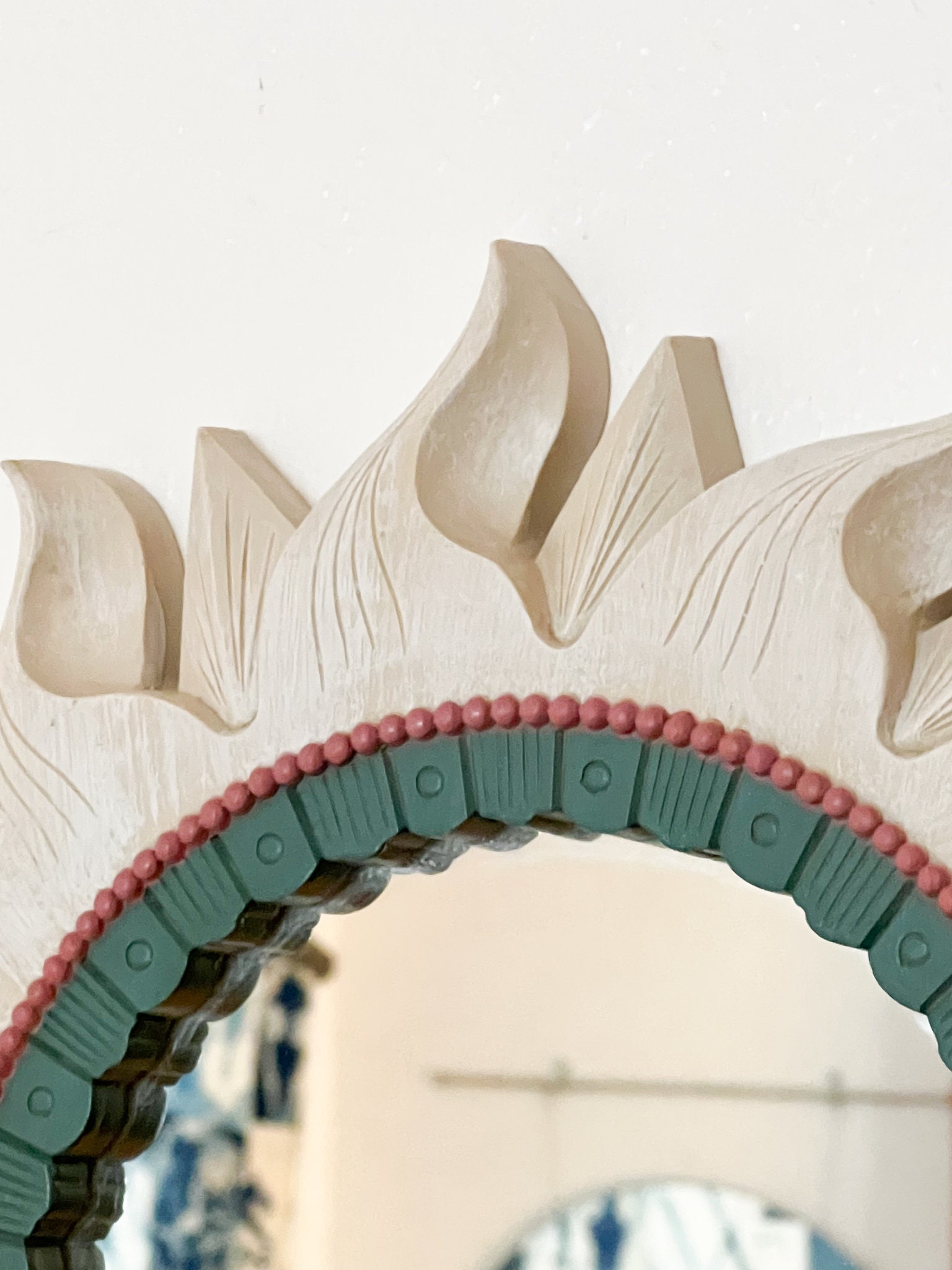 Celestial Wall Mirror Plastic Frame Pastel Pink & Green Etsy