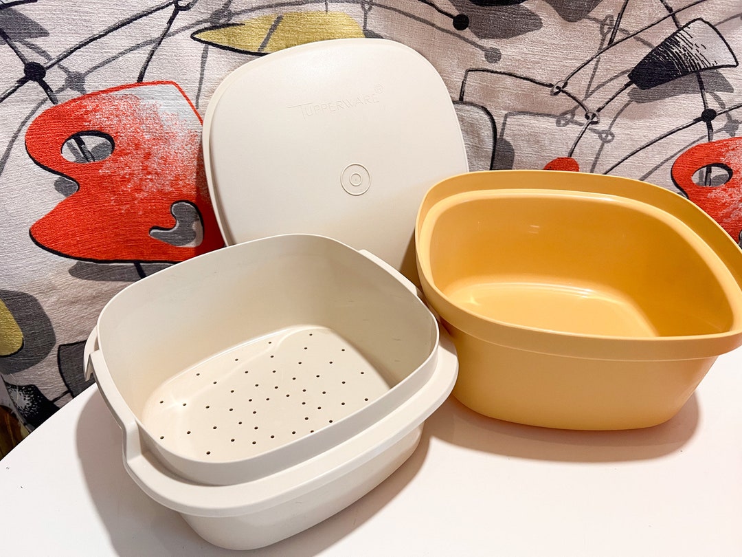 Vintage Tupperware Steamer/rice Cooker 3 Piece 88812 Etsy