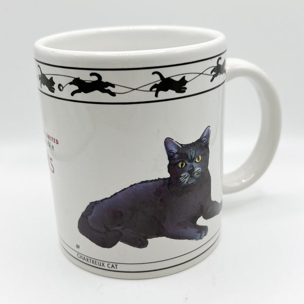 Cat Lovers Limited Collectable Mug Chartreux and Turkish Van Cat