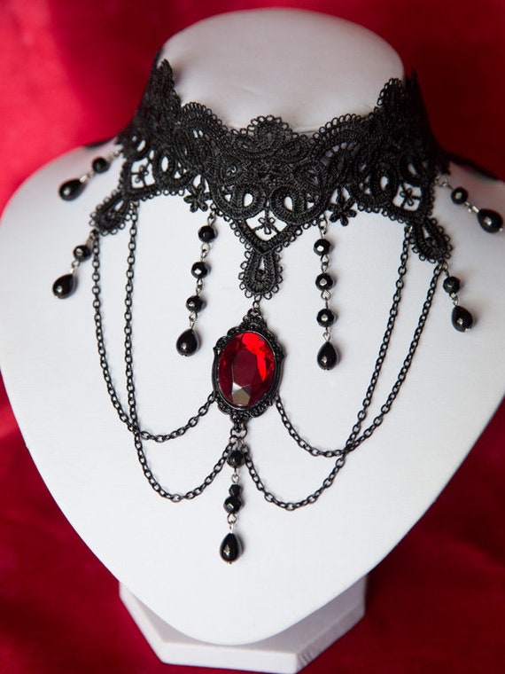 Gothic victorian chokers clearance