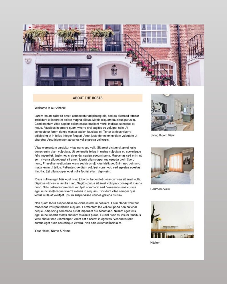 Airbnb House Manual / Welcome Guide/ Guidebook / Welcome Book | Etsy