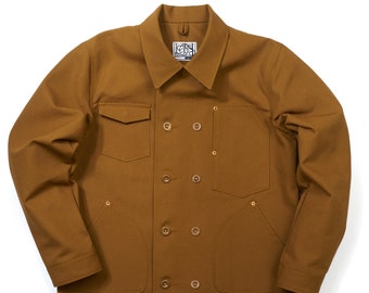 Tan Canvas Work Jacket Made In U.S.A.