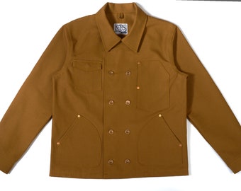 ジャケット・アウター Depound gold button work jacket - brown gold button work jacket - brown – depound