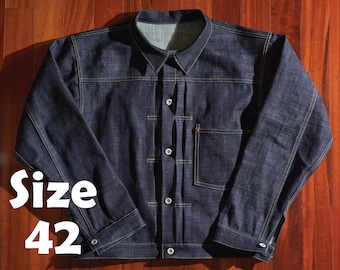 sewing chop o'alls WWⅡ denim jacket 40 1940's Style Type One