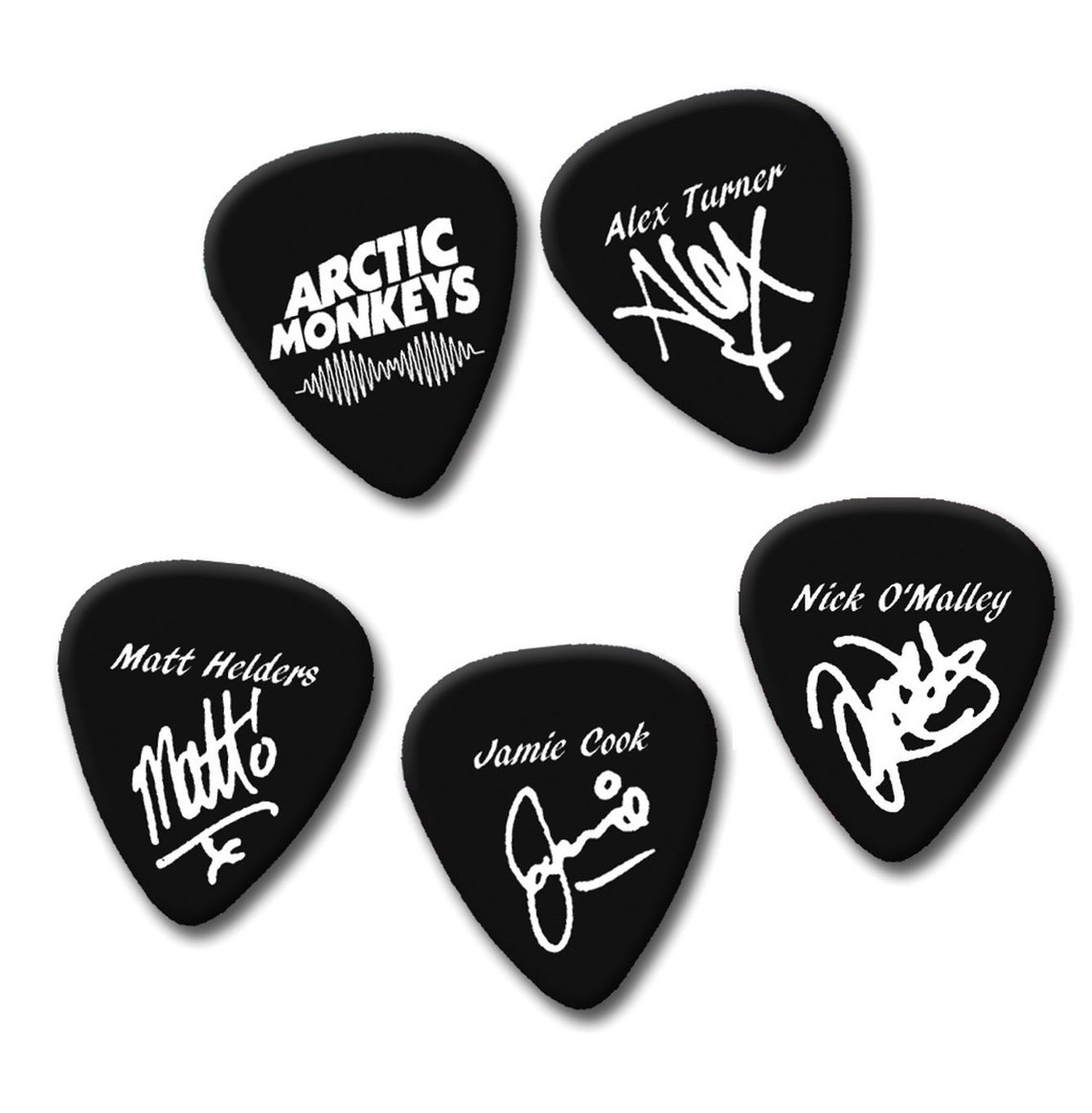 Arctic Monkeys Printed Guitar Pick Plectrum Choice of Items Etsy
