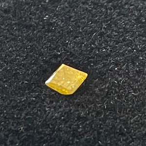 Square Yellow Diamond / .5 Carat