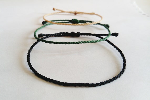 Adjustable macrame bracelet clearance