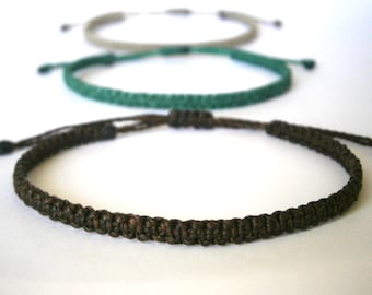 Men bracelet/Surfer waterproof bracelet/Friendship bracelet/Surf bracelet/Beach bracelet/Macrame braceletWoven bracelet