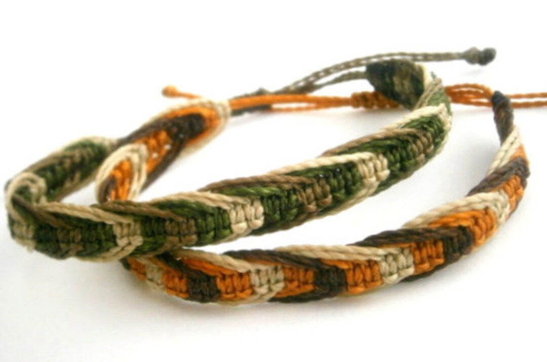 Mens String Bracelet/woven Bracelet/surfer Bracelet/friendship Etsy