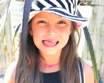 Cappelli da sole, cappelli per bambini, cappelli estivi, reversibili