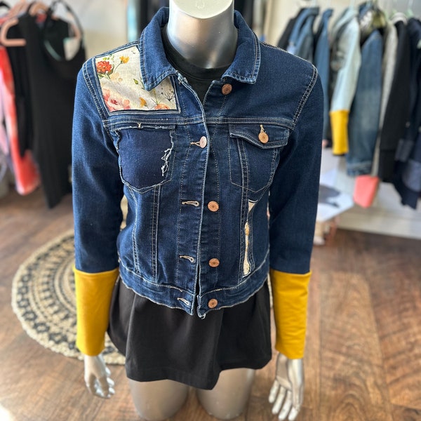 SMALL jeans jacket, upcycling