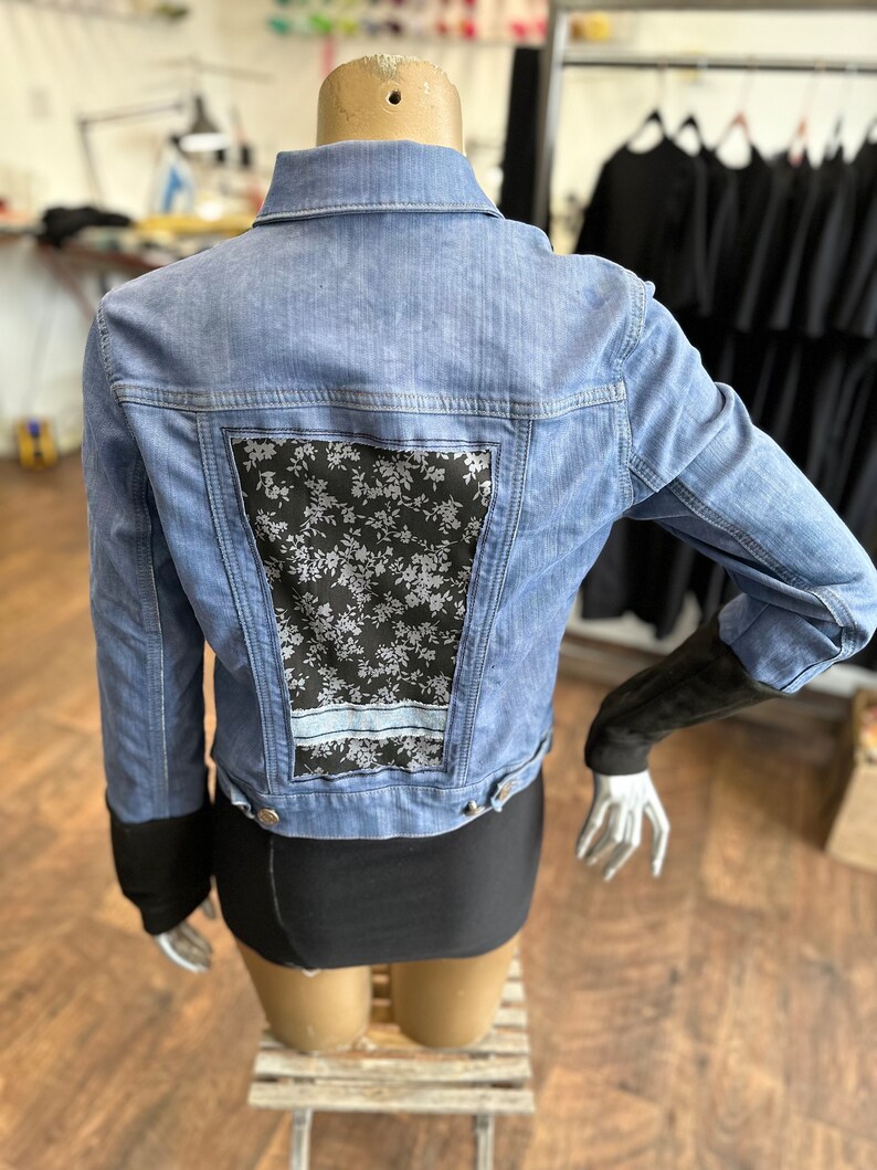 Jacket jeans MÉDIUM, upcycling image 3