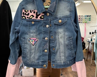 Jacket jeans 6T, upcycling