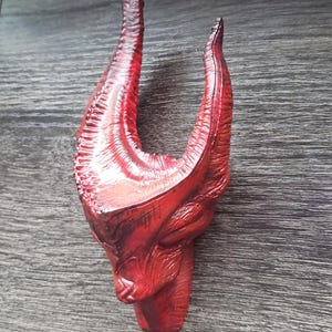 crescent head fridge magnet