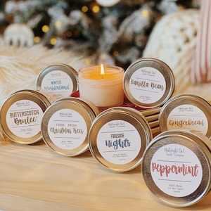 Christmas Gifts for Coworkers Women, Coworker Christmas Gift, Unique Gifts Under  10 Dollars, Stocking Fillers for Women, Christmas Candles 