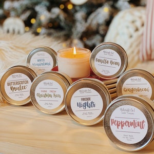 Christmas Gifts For Coworkers Women, Coworker Christmas Gift, Unique Gifts Under 10 Dollars, Stocking Fillers For Women, Christmas Candles