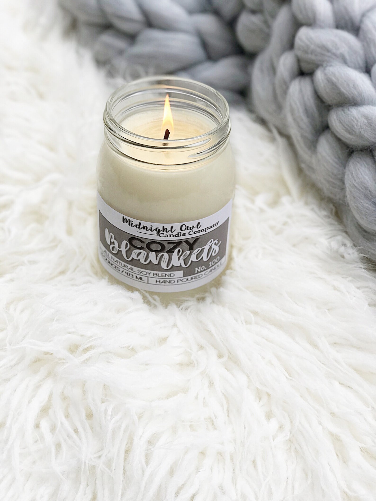 Cozy Blankets Candle Scented Soy Candle Most Popular Fall Etsy Australia