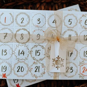 Wax Melt Advent Calendar, 24 Days of Christmas Countdown to Christmas Advent Calendar for Adults, Soy Holiday Wax Melts, Holiday Decorations