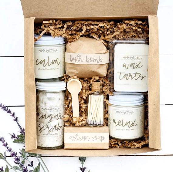 Spa Gift Set, Care Package, Self Care Kit, Gift for Best Friend Female, Mom Gift From Daughter, Quarantine Gift Box Best Friend Gift