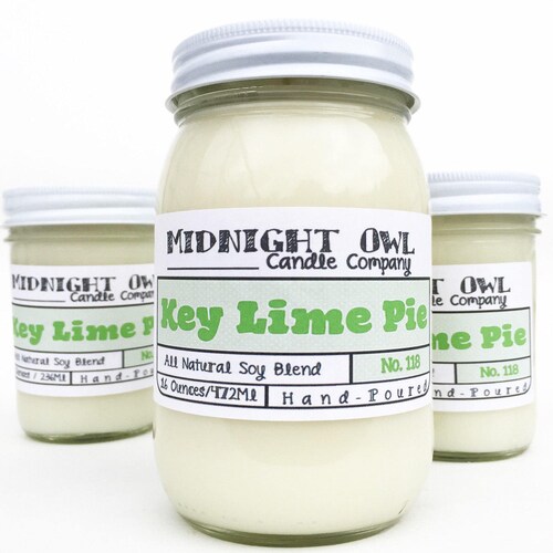 Key Lime Pie Candle Handmade Candles Popular Candles Etsy