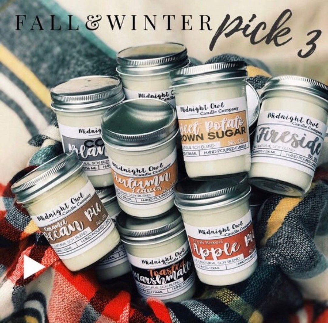 PICK 3 Scented Candles, Popular Candles, Gift, Candle Deal, handmade