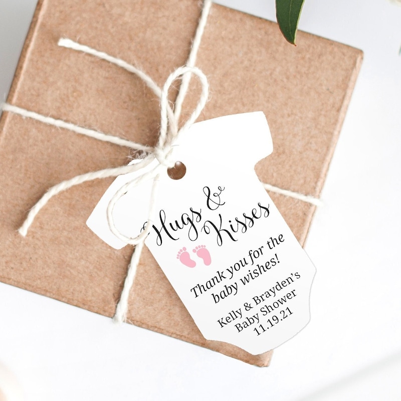 Kisses Tags for Babyshower Etsy