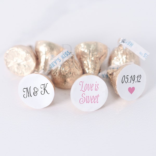 Hershey kiss stickers wedding (108) - Wedding Hershey stickers