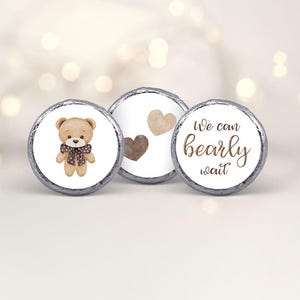 Teddy Bear Hershey Kiss Stickers