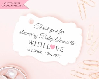 baby shower tags etsy