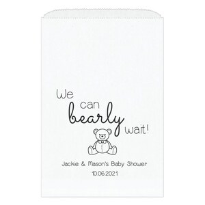 We Can Bearly Wait Bags White