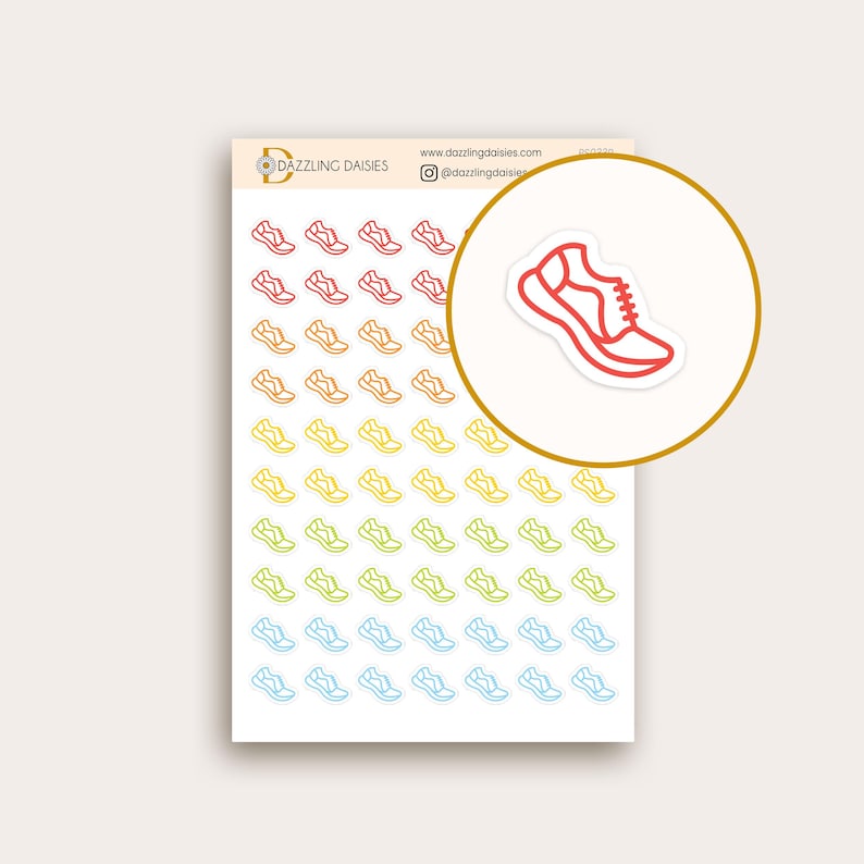 Running Planner Stickers for Calendar