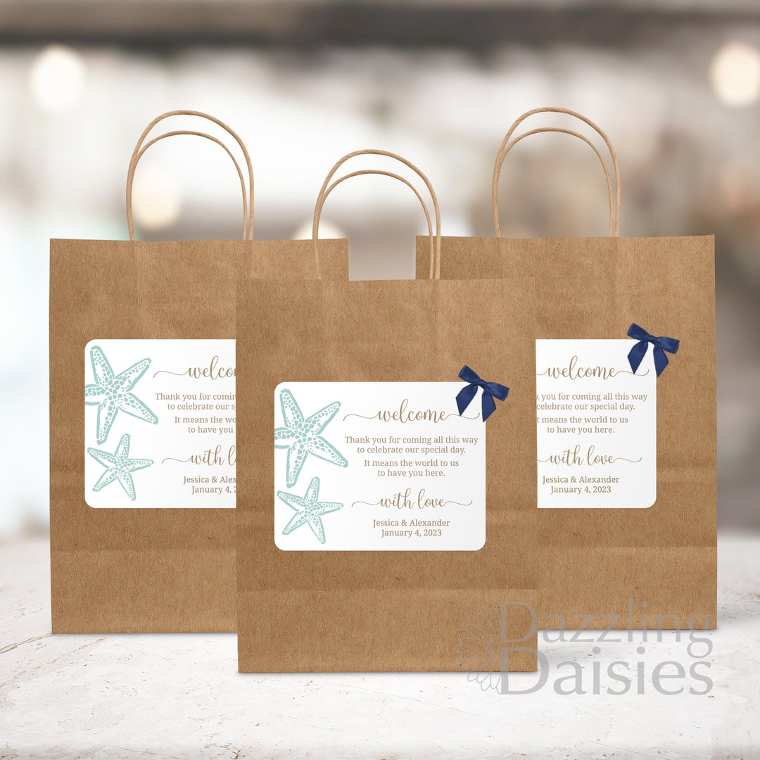 Destination Wedding Bag Wedding Hotel Gift Bags Wedding Thank