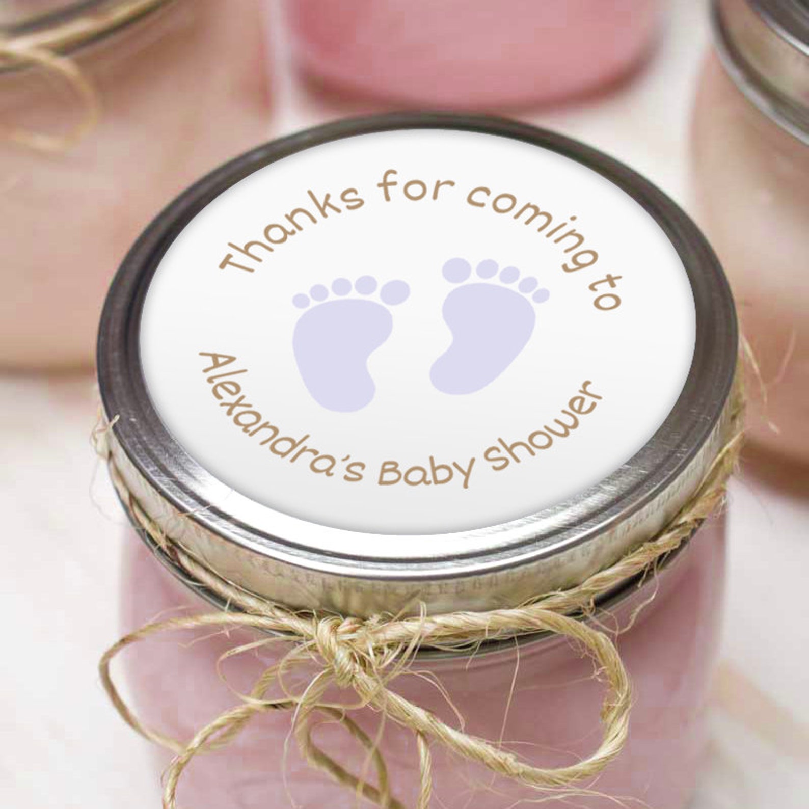 Baby Shower Stickers Personalized Baby Shower Stickers Etsy