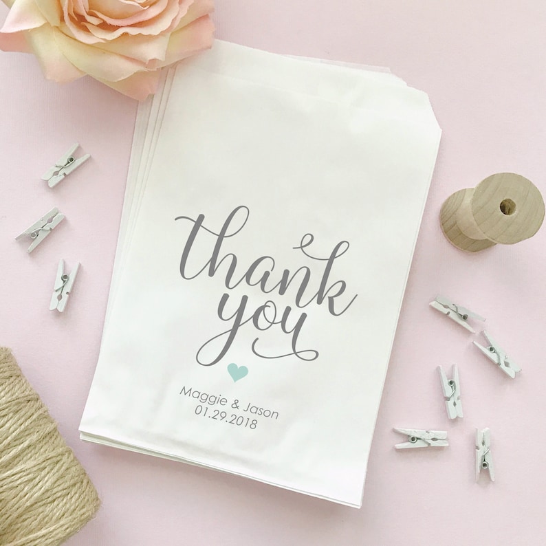 crystal thank you bag