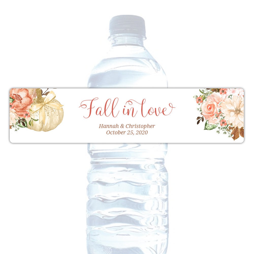 Assorted Christmas Themed Water Bottle Label Template