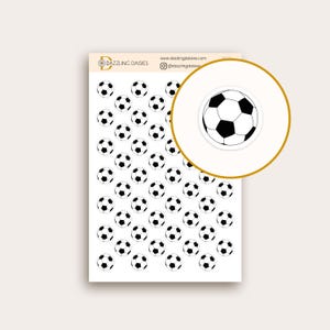 Adesivos para treino de futebol, adesivos para planejamento esportivo para calendário, agenda, lembrete de jogos icônicos