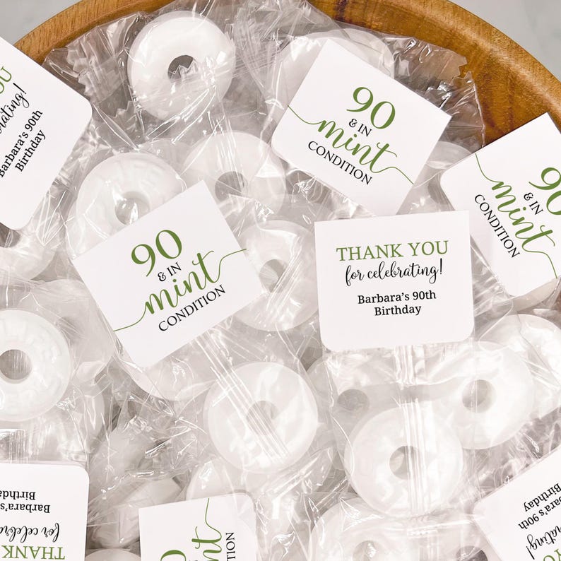 90 and in Mint Condition Favors