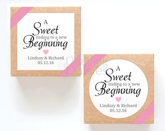 A sweet ending to a new beginning stickers - A sweet ending stickers