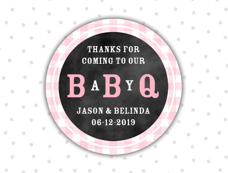RW164 Babyq stickers - Baby q labels Baby q stickers
