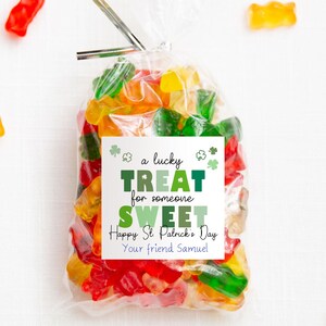 St Patricks Day Gift Tags Printable File, A Lucky Treat for Someone ...