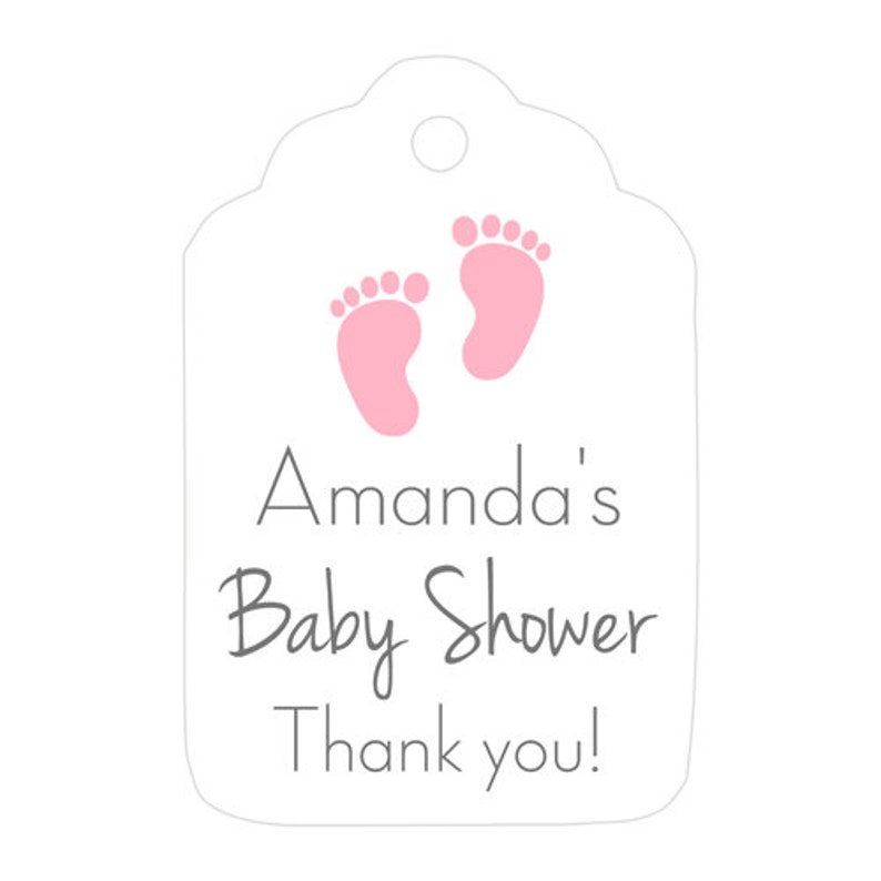Baby shower gift tag Baby shower tags Baby shower thank Etsy