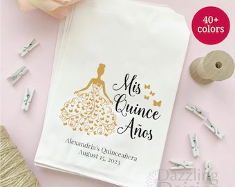 Quinceañera Favor Bags: Mis Quince Anos, Cumpleaños Favors, Sweet 15 Party