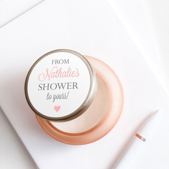 From my shower to yours stickers - From my shower to yours labels - Bridal shower sugar scrub labels (RW077)